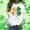 Green, variant on FDGIU ‌‌‌‌Women's Saint Patrick's Day Sweatshirt - Long Sleeve Green Shamrock Print Crew Neck Pullover