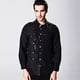 thumbnail image 3 of Camisa de manga larga slim fit para hombre: poliéster transpirable, bolsillo en el pecho, camisa informal/deportiva para exteriores, 3 of 7