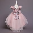 thumbnail image 5 of Girls Princess Tutu Dress Sequin Glitter Tulle Dress Layered Bridesmaid Pageant Wedding Birthday Party Christmas Evening Ball Prom Gown Kids Girls 3-10 Years, 5 of 7