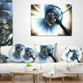 thumbnail image 4 of Designart Fractal 3D Tangle in Middle - Contemporary Throw Pillow - 16x16, 4 of 5
