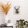thumbnail image 6 of 8x12 inch Oil Paintings On Canvas Deer And Forest,Farmhouse Yard,Living Room,Study,Office Wall Art Decor,Classic Deer And Forest Modern Style Painting Canvas,Gifts For Deer Lovers,Bar,Cafes, 6 of 6