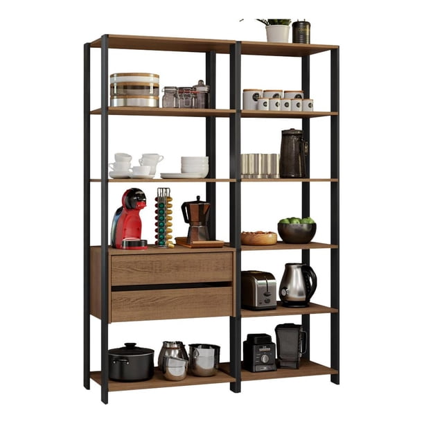 Armario Organizador Para Despensa De Cocina Madesa 129cm Mn