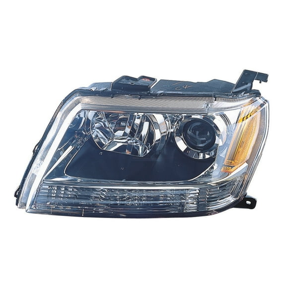 KAI New CAPA Certified Standard Replacement Driver Side Headlight Lens And Housing, Fits 2009-2013 Suzuki Grand Vitara