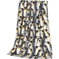 thumbnail image 5 of for Penguin Blanket Penguin Throw Gifts for Men Women Kids Girls Birthday Decor Throw Soft Cozy Plush Blanket 50"x40", 5 of 6