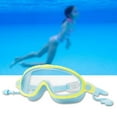 thumbnail image 4 of Gafas de natación Clear View para niños 2 en 1 con tapón para los oídos Amarillo azul Macarena, 4 of 7