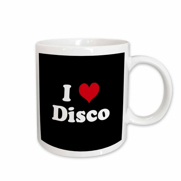 3drose, I Love Disco, 11oz Mug
