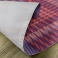 thumbnail image 5 of Ambesonne Checkered Place Mats Set of 4, Retro British Culture, Standard Size, Purple Lavender Orange, 5 of 6
