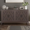 thumbnail image 7 of Aukfa Wood Sideboard Storage Cabinet with 4 Door for Entryway Living Room Hallway,Coffee, 7 of 7