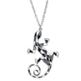 thumbnail image 4 of Enamel Alloy Gecko Lizard Necklace Choker Animal Drop Dangle Jewelry For Women Girls Teen Kids Charms Gift Accessory Bulk--Red-2-Product code 30183 Red-2, 4 of 4