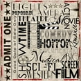 thumbnail image 3 of Wolk, Lisa 12x12 Black Modern Framed Museum Art Print Titled - Lights Camera Action, 3 of 5