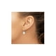 Boucles d'Oreilles Perles de Culture d'Eau Douce Blanches 8-9mm en Argent Sterling – image 3 sur 4