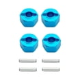 thumbnail image 5 of Kokiya 4 Pieces 1/16 Scale RC Hex Wheel Hubs 12mm Accessory RC Car Spart Parts Replaces Blue, 5 of 7
