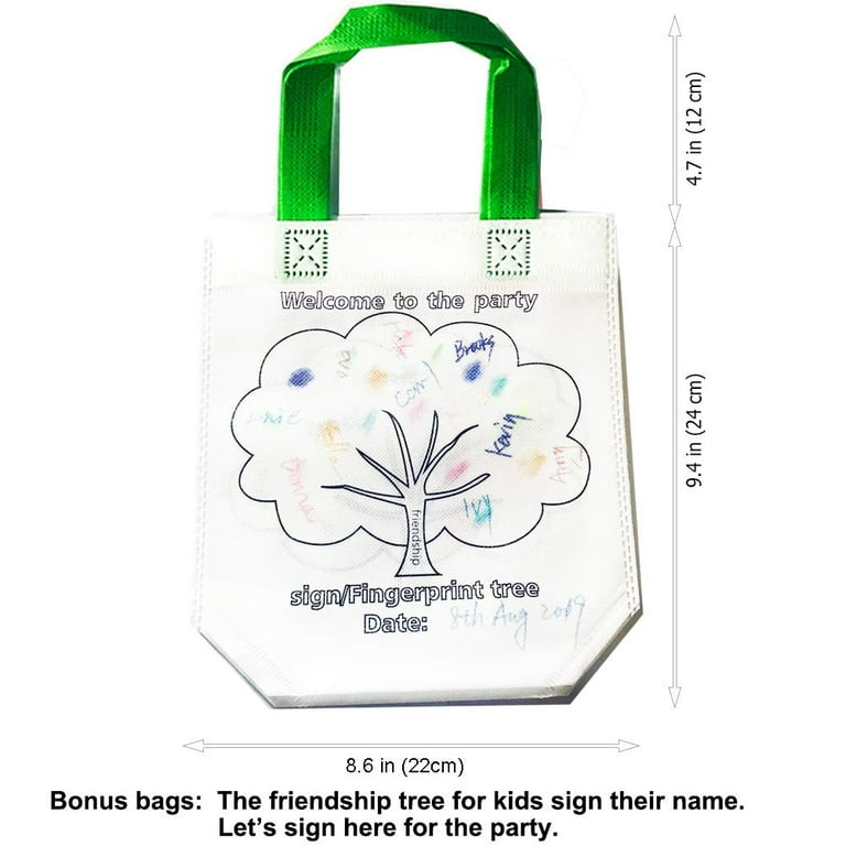 Party Favor Bags, Reusable Coloring Graffiti Goodie Bags for Party Favors,  Carnival Party, Kids Birthday Party Supplies, Wedding and Party Celebration  - China Coloring Goodie Bags and Goodie Bags for Kids price