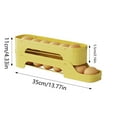 thumbnail image 2 of Food Grade Refrigerator Egg Holder - Large Capacity Sliding Egg Tray for Fridge Auto Roll Design Stackable Egg Storage Container Space-Saving Organizer for Kitchen, 2 of 6