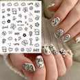 thumbnail image 4 of Pegatinas de dibujos animados en 3D para uñas de gato, calcomanía de manicura con diseño de tatuaje, Kawaii, cachorro, perro, Graffiti, animales, serie, nuevo, 4 of 4