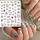 thumbnail image 4 of Pegatinas de dibujos animados en 3D para uñas de gato, calcomanía de manicura con diseño de tatuaje, Kawaii, cachorro, perro, Graffiti, animales, serie, nuevo, 4 of 4