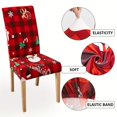 thumbnail image 2 of 4/6pcs Fabric Christmas Tree Santa Claus Elk Dining Chair Slipcovers, Elastic Restaurant Chair Cover For Hotel Dining Room Office Banquet House Home Decor, 2 of 4