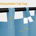 thumbnail image 2 of Cortinas para Patio Exteriores con Cinta Superior Desmontable, 2 Paneles, 2 of 7