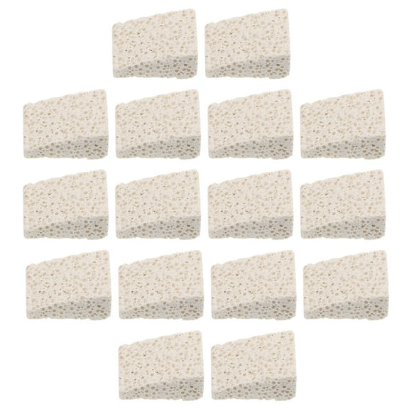 LOLIPPYY 30Pcs Electric Kiln Element Mounting Pad White Ceramic Heating Element Cushion Durable Wear Resistant