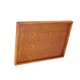 thumbnail image 3 of Rectangular Wooden Tea Tray Serving Plate Food Storage Plate for Hotel Home (36 x 27 cm), 3 of 4