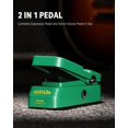 thumbnail image 2 of Donner 2 in 1 Viper Mini Passive Volume Expression Guitar Effect Pedal, 2 of 7