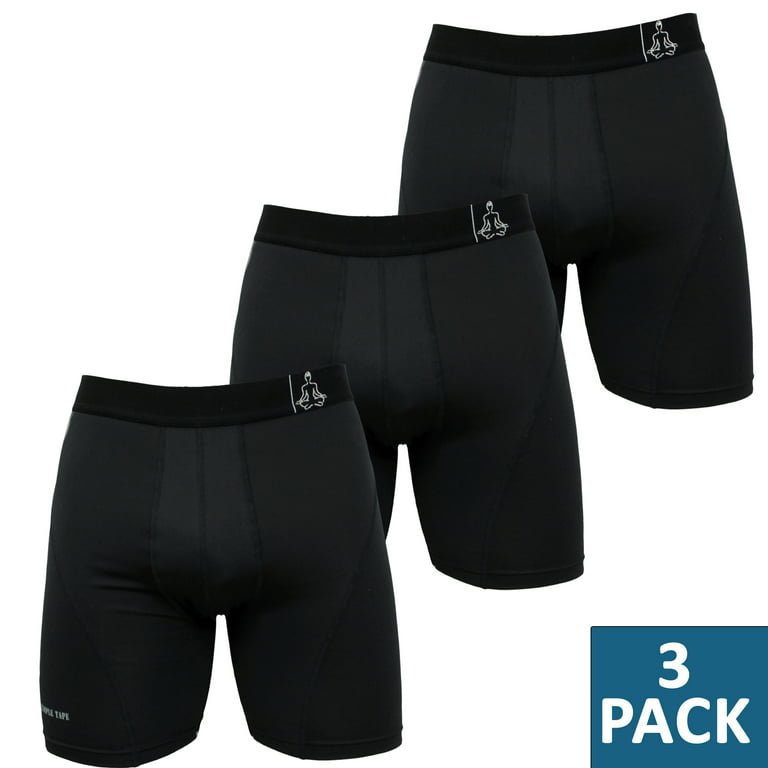 Compression mens underwear - sports performance Boxer Briefs 3-PACK