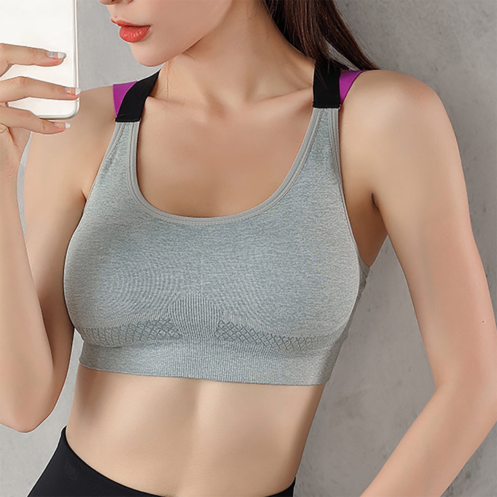 Darzheoy Sports Bras for Women Vest Push-Up Yoga Bras