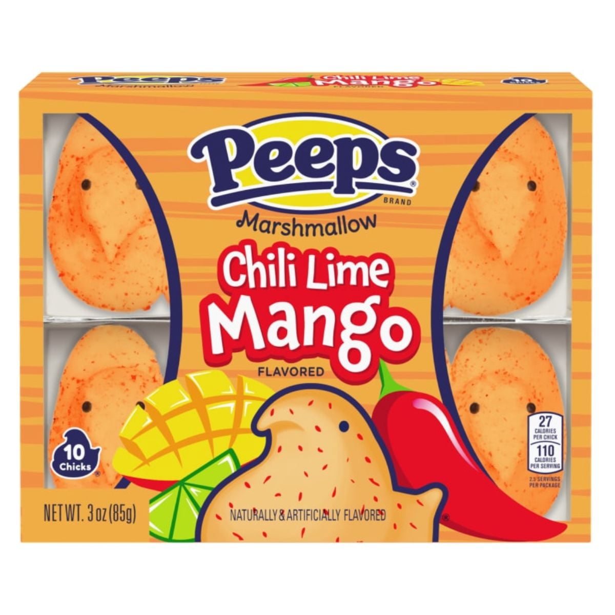Peeps® Marshmallow Candy Variety 2-Pack – Sunny D Citrus (4.5 oz) & Chili Mango Lime (3 oz) – Limited Edition Easter Candy – 7.5 oz Total