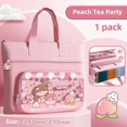 thumbnail image 1 of Mochila escolar para estudiantes, bolso de mano, bolsa para llevar libros, bolsa de lona para estudiantes de primaria, bolsa para tareas para niños y niñas, 1 of 5