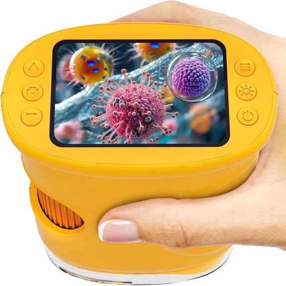 Handheld Microscope Toys, 1080P 2.0 Inch IPS Screen Photo Video Portable Pocket Digital Microscope