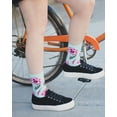 thumbnail image 2 of MeMoi Women's Pansy Limited Edition Cotton Blend Crew Sock - Mens - Male, 2 of 5