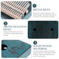 thumbnail image 4 of MasteelfCA 1 Set Portable Kalimba Finger Piano 17 Keys Thumb Piano Music Instrument Kalimba, 4 of 7