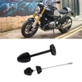 thumbnail image 4 of Sliders Wheel Protector, High Torsion High Reliability Front Rear Axle Wheel Fork Protector Sliders Aluminum And Pom  For R Nine T 2013 2019 For Replacement, 4 of 8