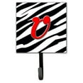 thumbnail image 4 of Letter V Initial Monogram - Zebra Red Leash or Key Holder, 4 of 7