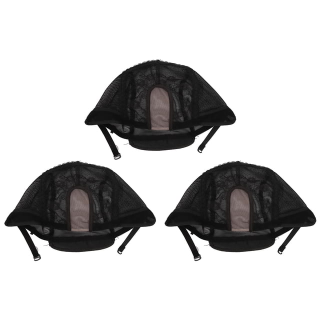 gorros de peluca de nailon flexibles, suaves y transpirables, para hacer pelucas de mujeres y hombres.