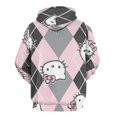 thumbnail image 2 of HELLO KITTY Hoodie with Pocket Anime for Men Women Couple Gift, 2 of 7