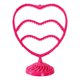 thumbnail image 3 of Soporte para pendientes en forma de corazón. Un regalo bonito y fácil de usar. Ideal para exhibir pendientes en casa. Rojo, 3 of 8