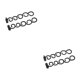 thumbnail image 4 of Jumpingount Lote 2PCS Trenza Giro Belleza Cabello Herramienta Rollo Gancho Mo?o Maker Nuevo negro 2piezas, 4 of 4