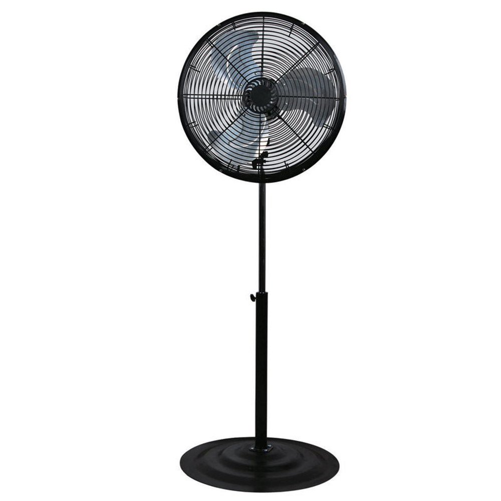 Polar Aire Pedestal Fan 18 In. Oscillating 3 Speed Black