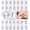 Rose, variant on Car Air Freshener Refills, 30 Pcs Individual Package Car Air Vent Clip Replacement Pads Solid Fragrance Scent Air Freshener Refill Tablets (Tangerine)