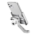 thumbnail image 1 of Soporte para teléfono Soporte para teléfono de motocicleta Aleación de aluminio Soporte giratorio para teléfono móvil, Plata, Espejo seitruly EL001665-03B, 1 of 2