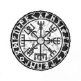 Custom Vintage Vegvisir Symbol Spare Tire Cover for Hummer Norse Viking