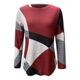 thumbnail image 4 of Blouses for women dressy casual Polyester Soft Clothing M Red womens blouses, 4 of 5