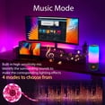 thumbnail image 4 of LED Light Strip Music Sync 2x5m(Total 32.8ft) RGB Strip Lights with Remote Controller Color Changing 5050SMD Rope Light Kit, 4 of 8