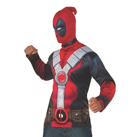 Fun Express - Rb Adl Deadpool Costume Top And Mask xl for Halloween - Apparel Accessories - Costume Accessories - Misc Costume Accessories - Halloween - 1 Piece