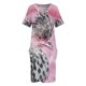 thumbnail image 3 of Vestido de dama de honor con bolsillo suelto para mujer falda larga con estampado de gallo y pinky diseño suizo Verano, 3 of 6