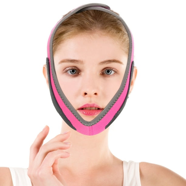 Face Lifting Belt, V Line Shaped Face Strap V Shape Line Lifting Chin Strap  Face Slimming Chin Up Bandage Double Chin Reducer Face Shaper Weight Loss  Contour Tightening For Face 