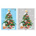 thumbnail image 4 of 2 unids/set pegatina de ventana de doble cara extraíble de Pvc a prueba de agua pegatinas estáticas de Papá Noel de Navidad para el hogar, 4 of 5