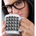 thumbnail image 2 of 3drose, Geometrical Square Pattern Background - Abstract Vector Design, 11oz Mug, 2 of 6