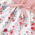 thumbnail image 4 of EnJoCho Girls Birthday Skirt toddlers and Baby Girls' Sleeveless Dress Set Floral Dress Summer Sundress for Girl Cute Little Girl Fashion Party Dress, 4 of 5